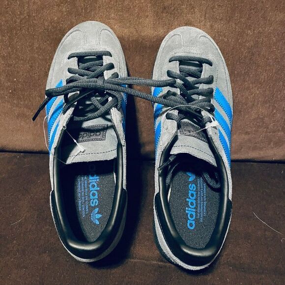 Rare Sample Tag Adidas Handball Spezial Grey Black Blue 9 US 8.5 UK 42 2/3 EU main image 10